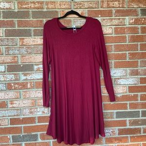 Maroon Dress